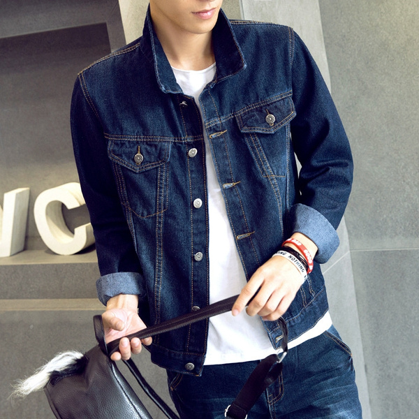The New Rules Of Double Denim | FashionBeans | Leather jacket outfit men,  Blue jean jacket outfits, Jean jacket outfits men
